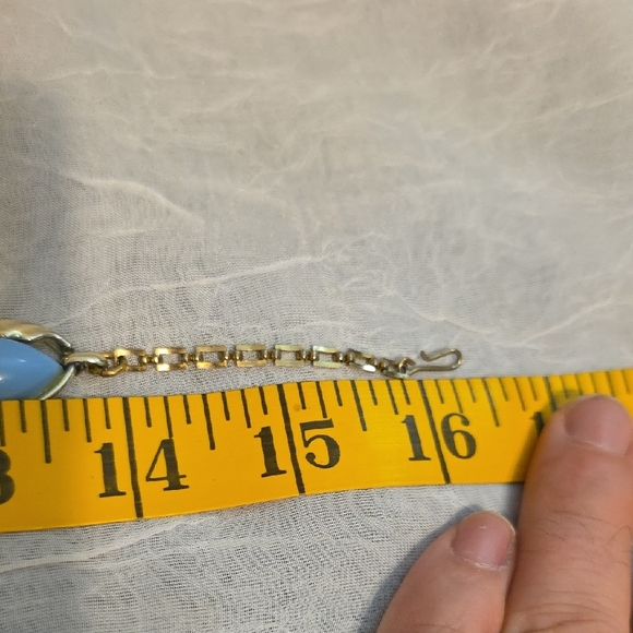 Elegant Blue and White GolWomen's Necklace - Picture 2 of 11